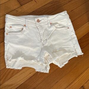 Celebrity Pink White Distressed Jean Shorts